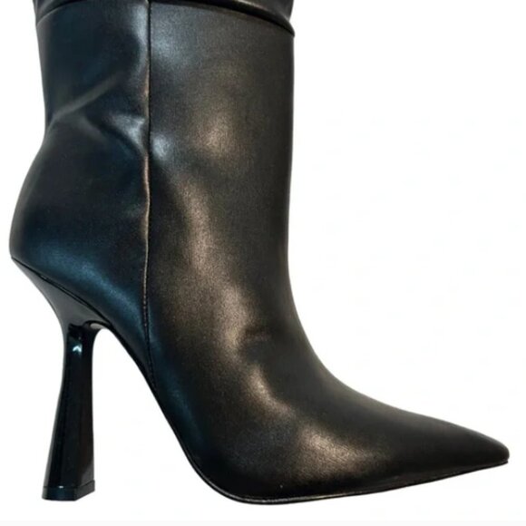 Good American Carla Over the Knee Boot NIB NEW Black - Picture 11 of 14